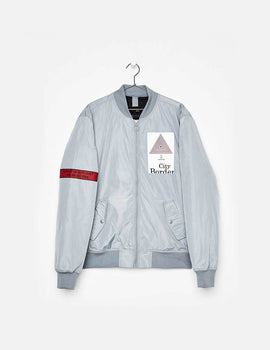 Gray jacket with image variant